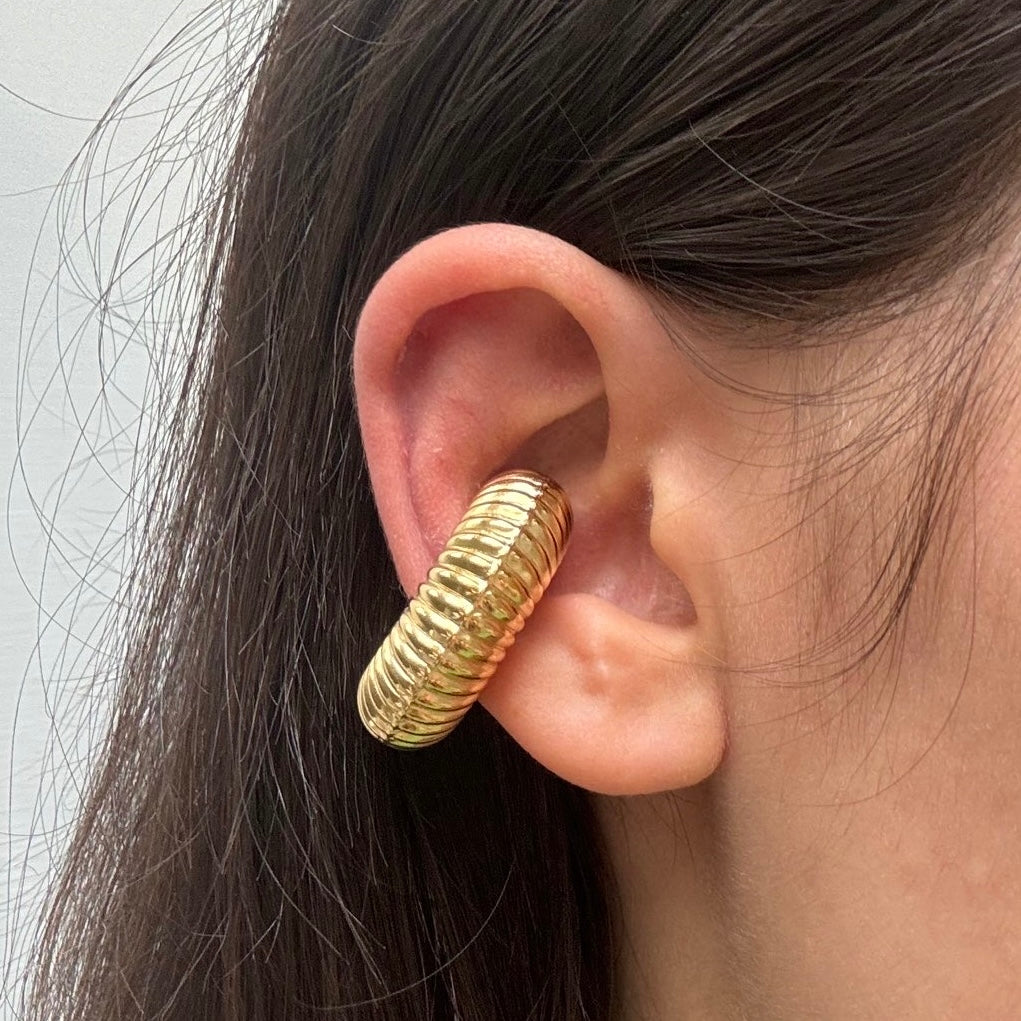 Ear Cuff Hoop Zigrinato